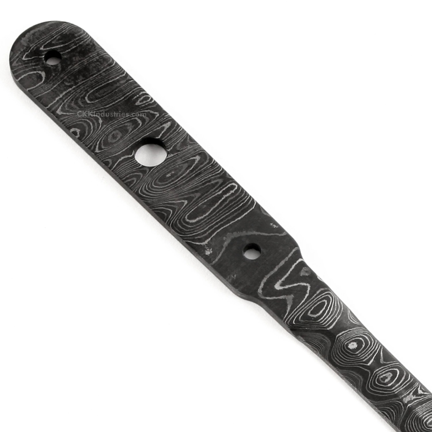 *Executive - (USA Damascus) - DIY Blade Kit W/Yellowheart Scales 8 *Executive - (USA Damascus) - DIY Blade Kit W/Yellowheart Scales - Image 6