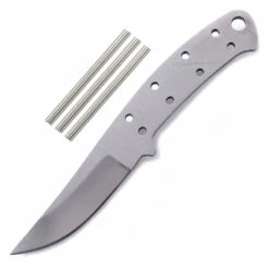 Jim Dandy - (High Carbon) - DIY Knife Kit - (Blade Blank & Pinstock Only)
