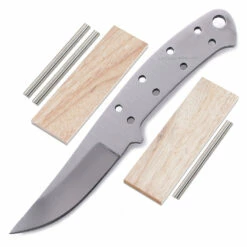 Jim Dandy - (High Carbon) - DIY Blade Kit W/Canarywood Scales