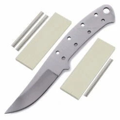 Jim Dandy - (High Carbon) - DIY Blade Kit W/Curly Maple Scales