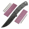 Jim Dandy - (USA Damascus) - DIY Blade Kit W/Purpleheart Scales -Knife Kits Sales Shop AD0076BLP rsk prphrt 1 1500