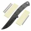 Jim Dandy - (USA Damascus) - DIY Blade Kit W/Yellowheart Scales -Knife Kits Sales Shop AD0076BLP rsk ylwhrt 1 1500