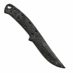 Jim Dandy - (USA Damascus) - DIY Blade Kit W/Purpleheart Scales -Knife Kits Sales Shop AD0076BL img4 1500 2