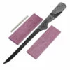 *Dress Filet - (USA Damascus) - DIY Blade Kit W/Purpleheart Scales -Knife Kits Sales Shop AD0077BLP rsk prphrt 1 1500