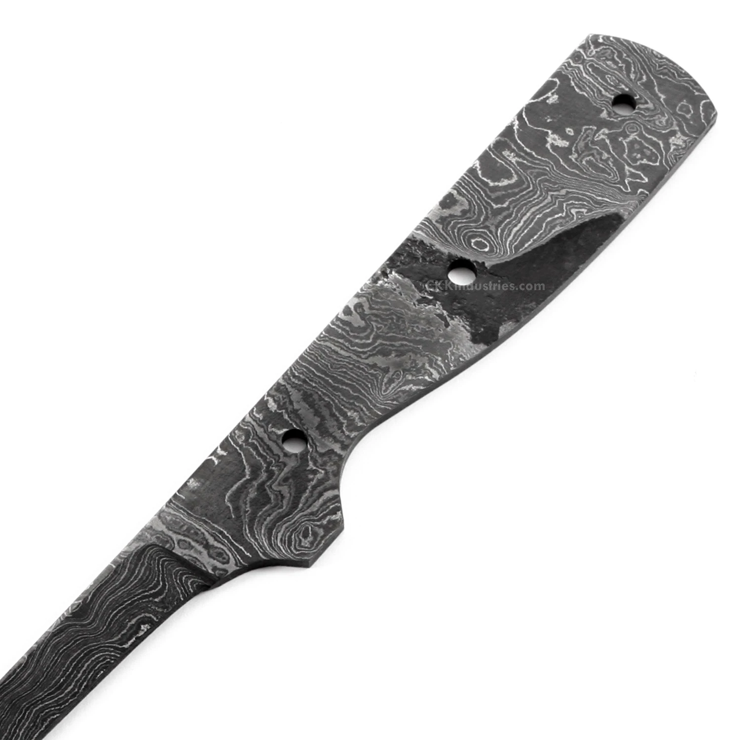 *Dress Filet - (USA Damascus) - DIY Blade Kit W/Purpleheart Scales 5 *Dress Filet - (USA Damascus) - DIY Blade Kit W/Purpleheart Scales - Image 3