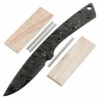 *Sports Boot - (USA Damascus) - DIY Blade Kit W/Canarywood Scales -Knife Kits Sales Shop AD0078BLP rsk canary 1 1500