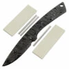*Sports Boot - (USA Damascus) - DIY Blade Kit W/Curly Maple Scales -Knife Kits Sales Shop AD0078BLP rsk crlympl 1 1500