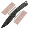 *Sports Boot - (USA Damascus) - DIY Blade Kit W/Lacewood Scales -Knife Kits Sales Shop AD0078BLP rsk lacewd 1 1500