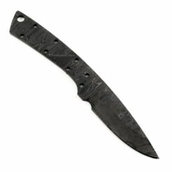 *Sports Boot - (USA Damascus) - DIY Blade Kit W/Walnut Scales -Knife Kits Sales Shop AD0078BL img4 1500 4