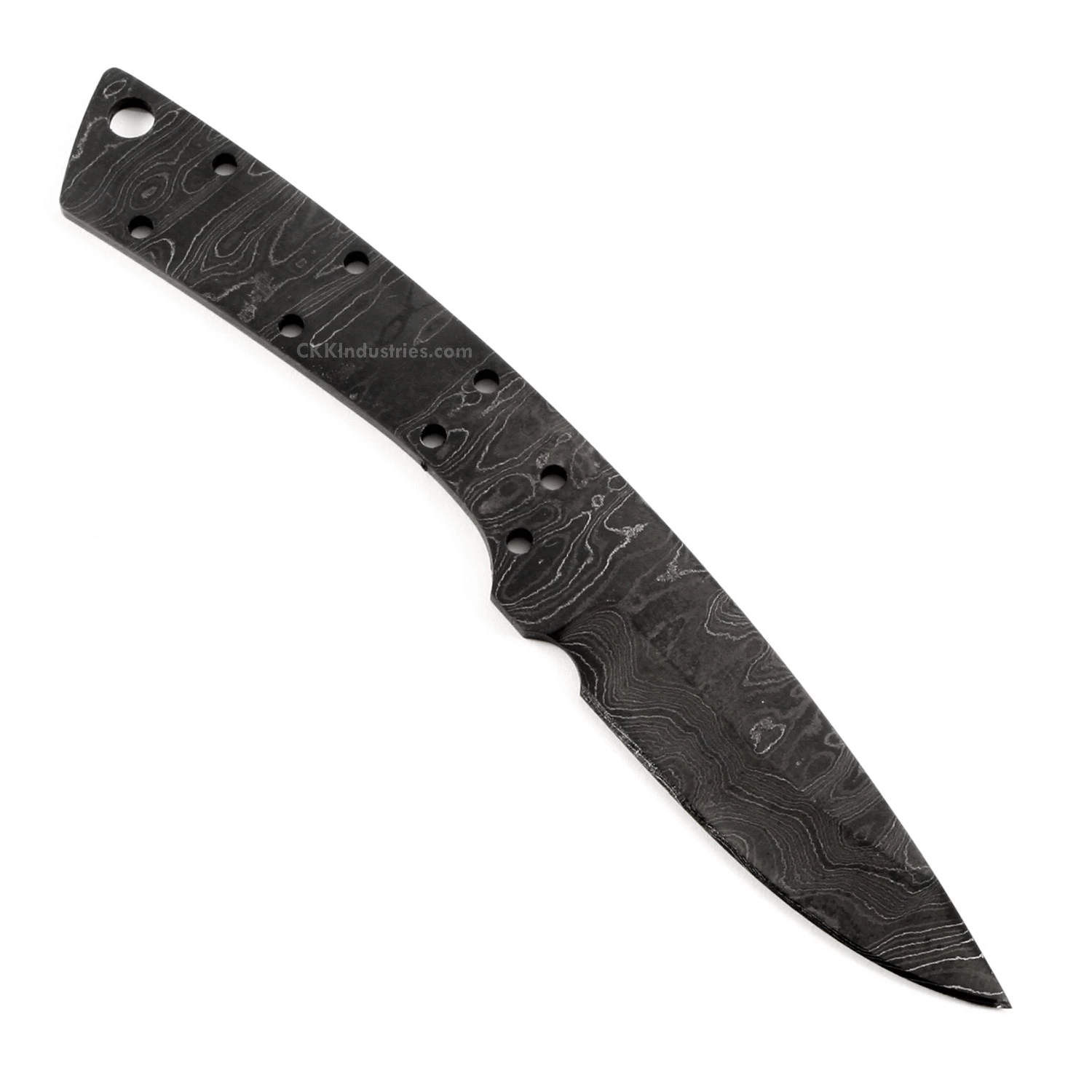 *Sports Boot - (USA Damascus) - DIY Blade Kit W/Mahogany Scales 6 *Sports Boot - (USA Damascus) - DIY Blade Kit W/Mahogany Scales - Image 4