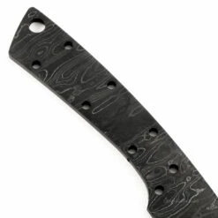 *Sports Boot - (USA Damascus) - DIY Blade Kit W/Canarywood Scales -Knife Kits Sales Shop AD0078BL img6 1500 1