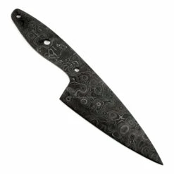 *Petite Chef - (Damascus) - DIY Knife Kit - (Blade Blank & Pinstock Only) 12 *Petite Chef - (Damascus) - DIY Knife Kit - (Blade Blank & Pinstock Only) -Knife Kits Sales Shop AD0079BL img4 1500 2