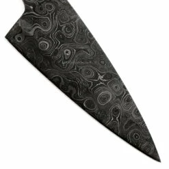 *Petite Chef - (Damascus) - DIY Blade Kit W/Mahogany Handle Scales -Knife Kits Sales Shop AD0079BL img5 1500 1
