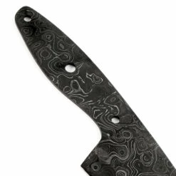 *Petite Chef - (Damascus) - DIY Blade Kit W/Mahogany Handle Scales -Knife Kits Sales Shop AD0079BL img6 1500 1