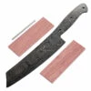 *Gourmet Kitchen Knife - (USA Damascus) - DIY Blade Kit W/Bubinga Scales -Knife Kits Sales Shop AD0080BLP rsk bub 1 1500