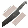 *Gourmet Kitchen Knife - (USA Damascus) - DIY Blade Kit W/Mahogany Scales 1 *Gourmet Kitchen Knife - (USA Damascus) - DIY Blade Kit W/Mahogany Scales -Knife Kits Sales Shop AD0080BLP rsk mahog 1 1500