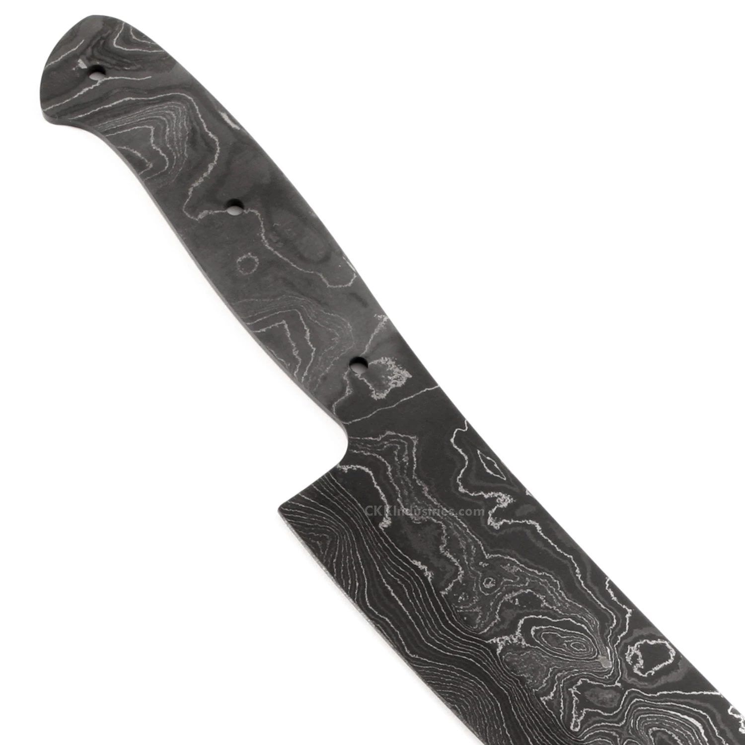 *Gourmet Kitchen Knife - (USA Damascus) - DIY Knife Kit - (Blade Blank & Pinstock Only) 8 *Gourmet Kitchen Knife - (USA Damascus) - DIY Knife Kit - (Blade Blank & Pinstock Only) - Image 6