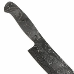 *Gourmet Kitchen Knife - (USA Damascus) - DIY Blade Kit W/Walnut Scales 14 *Gourmet Kitchen Knife - (USA Damascus) - DIY Blade Kit W/Walnut Scales -Knife Kits Sales Shop AD0080BL img6 1500 6