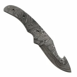 *Ace Gut Hook Knife Kit - (USA Damascus) - DIY Blade Kit W/Mahogany Scales 12 *Ace Gut Hook Knife Kit - (USA Damascus) - DIY Blade Kit W/Mahogany Scales -Knife Kits Sales Shop AD0081BL img4 1500 4