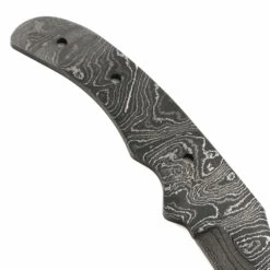 *Ace Gut Hook Knife Kit - (USA Damascus) - DIY Blade Kit W/Mahogany Scales 14 *Ace Gut Hook Knife Kit - (USA Damascus) - DIY Blade Kit W/Mahogany Scales -Knife Kits Sales Shop AD0081BL img6 1500 4