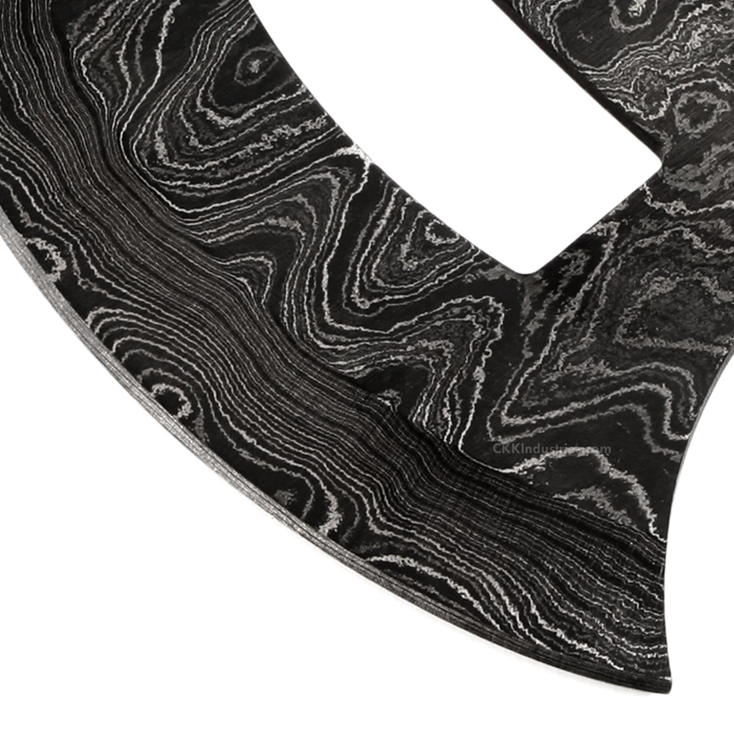 *The Chopper - (USA Damascus) - DIY Knife Kit - (Blade Blank & Pinstock Only) 4 *The Chopper - (USA Damascus) - DIY Knife Kit - (Blade Blank & Pinstock Only) - Image 2