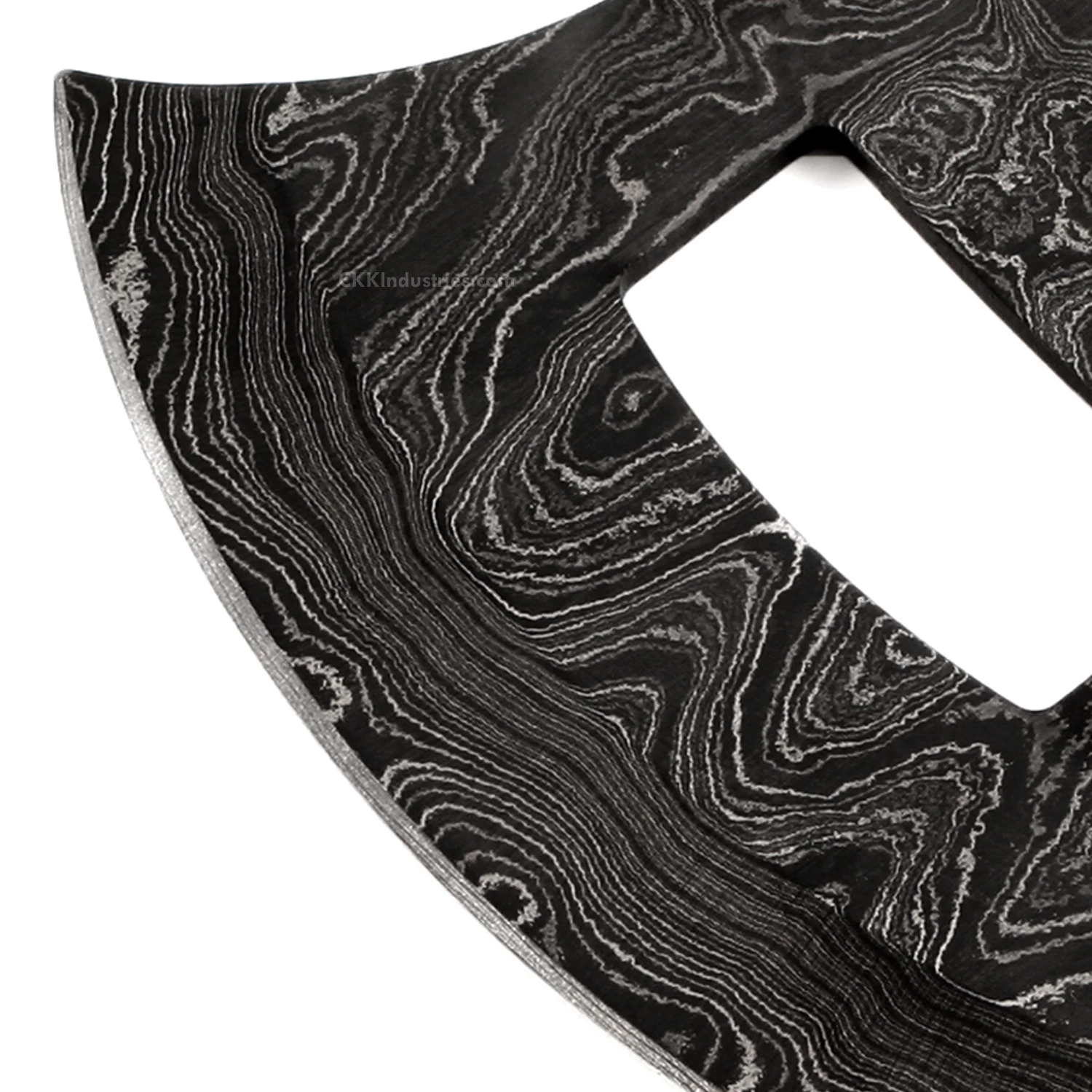 *The Chopper - (USA Damascus) - DIY Knife Kit - (Blade Blank & Pinstock Only) 5 *The Chopper - (USA Damascus) - DIY Knife Kit - (Blade Blank & Pinstock Only) - Image 3