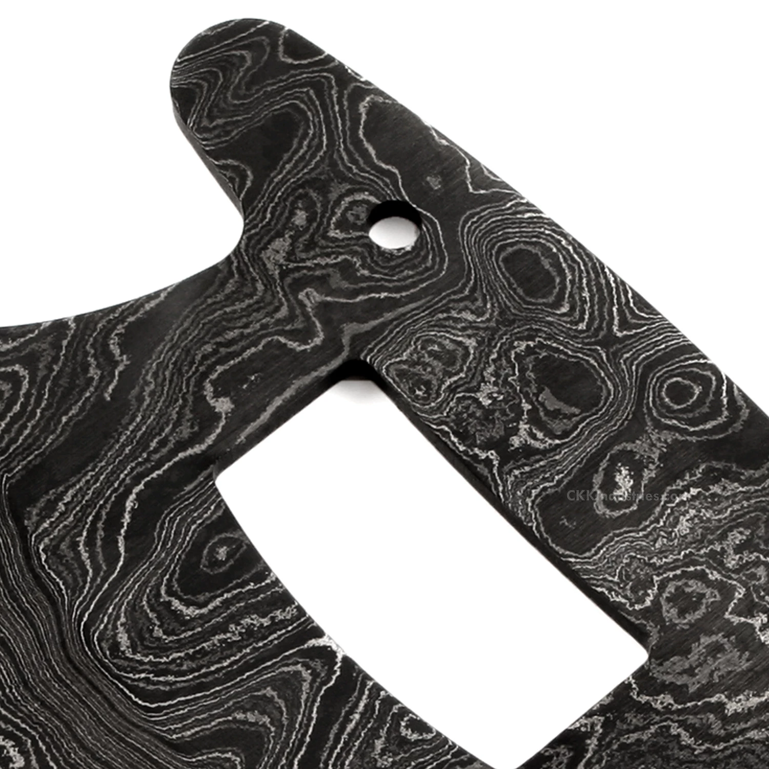 *The Chopper - (USA Damascus) - DIY Knife Kit - (Blade Blank & Pinstock Only) 6 *The Chopper - (USA Damascus) - DIY Knife Kit - (Blade Blank & Pinstock Only) - Image 4