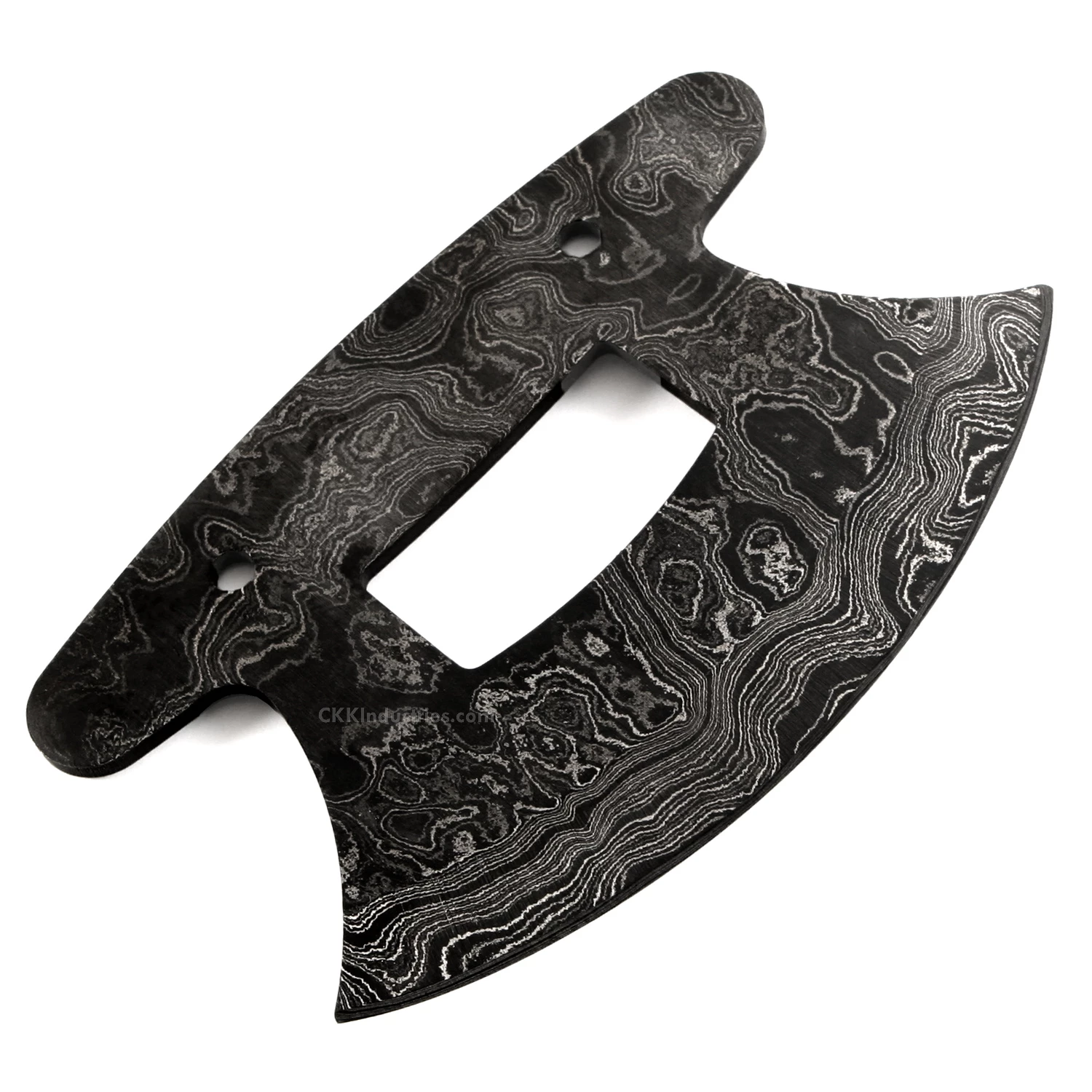 *The Chopper - (USA Damascus) - DIY Knife Kit - (Blade Blank & Pinstock Only) 8 *The Chopper - (USA Damascus) - DIY Knife Kit - (Blade Blank & Pinstock Only) - Image 6