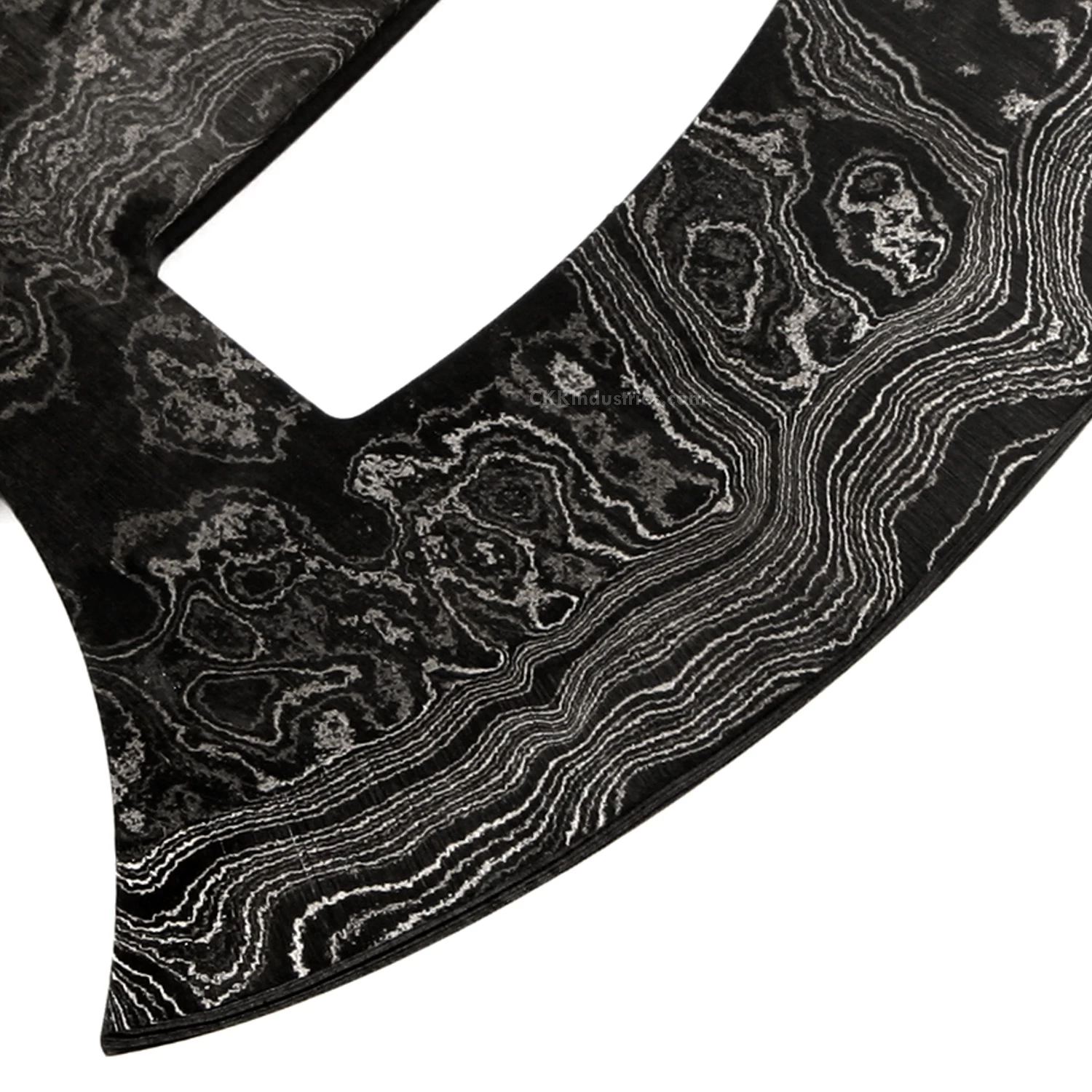 *The Chopper - (USA Damascus) - DIY Knife Kit - (Blade Blank & Pinstock Only) 10 *The Chopper - (USA Damascus) - DIY Knife Kit - (Blade Blank & Pinstock Only) - Image 8