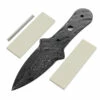 *Pygmy Dagger - (USA Damascus) - DIY Blade Kit W/Curly Maple Scales -Knife Kits Sales Shop AD0083BLP rsk crlympl 1 1500
