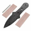 *Pygmy Dagger - (USA Damascus) - DIY Blade Kit W/Lacewood Scales -Knife Kits Sales Shop AD0083BLP rsk lace 1 1500
