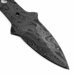 *Pygmy Dagger - (USA Damascus) - DIY Blade Kit W/Bubinga Scales -Knife Kits Sales Shop AD0083BL img5 1500 8