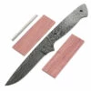 *Vegas Boot - (USA Damascus) - DIY Blade Kit W/Bubinga Scales -Knife Kits Sales Shop AD0086BLP rsk bubinga 1 1500