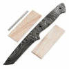 *Lucha Tanto - (USA Damascus) - DIY Blade Kit W/Canarywood Scales -Knife Kits Sales Shop AD0087BLP rsk canary 1 1500