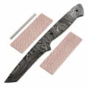 *Lucha Tanto - (USA Damascus) - DIY Blade Kit W/Lacewood Scales -Knife Kits Sales Shop AD0087BLP rsk lace 1 1500