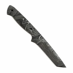 *Lucha Tanto - (USA Damascus) - DIY Blade Kit W/Mahogany Scales 12 *Lucha Tanto - (USA Damascus) - DIY Blade Kit W/Mahogany Scales -Knife Kits Sales Shop AD0087BL img4 1500 5