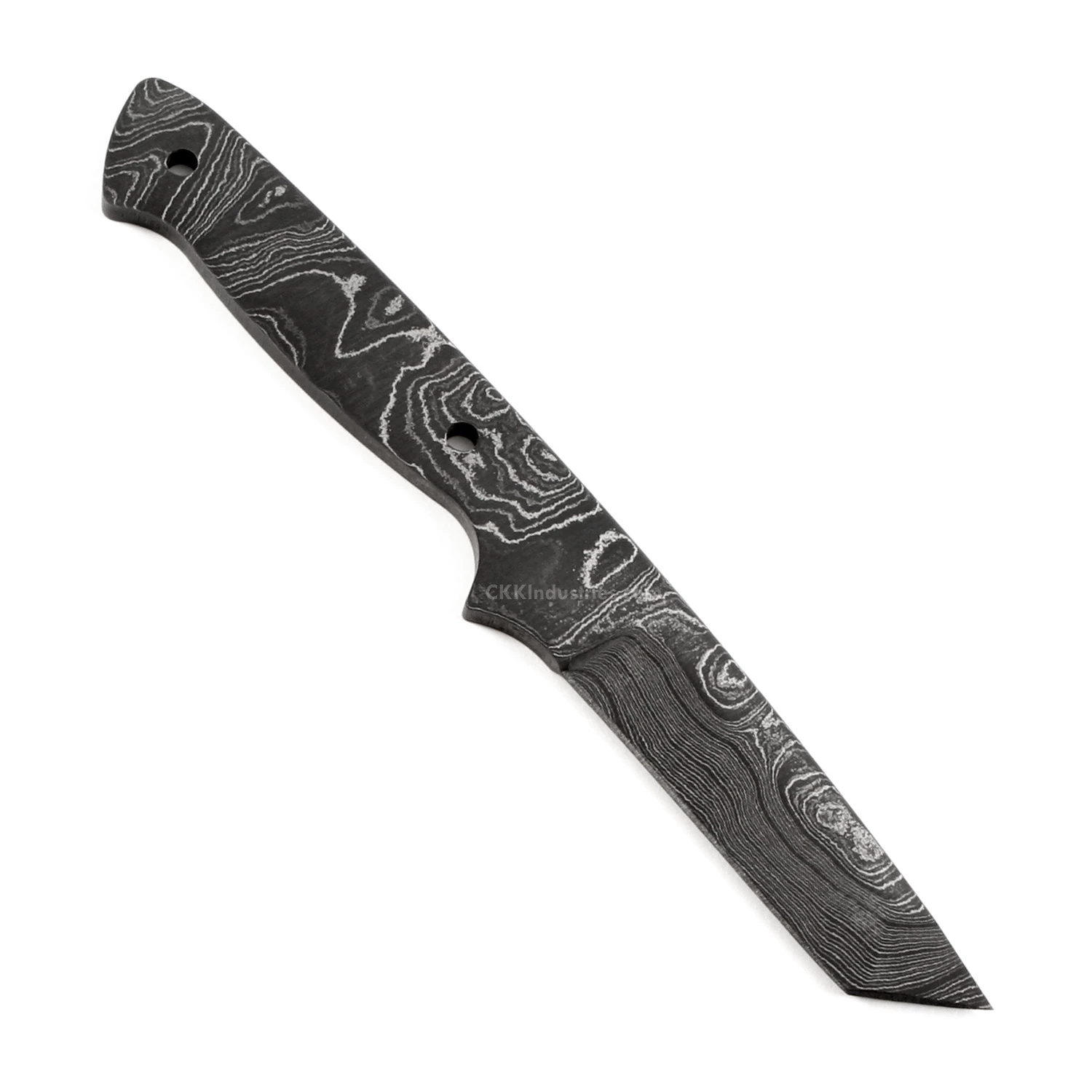 *Lucha Tanto - (USA Damascus) - DIY Blade Kit W/Purpleheart Scales 6 *Lucha Tanto - (USA Damascus) - DIY Blade Kit W/Purpleheart Scales - Image 4