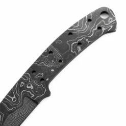 *Dixie Gambler - (USA Damascus) - DIY Blade Kit W/Katalox Scales -Knife Kits Sales Shop AD0088BL img3 1500 2