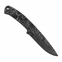 *Dixie Gambler - (USA Damascus) - DIY Blade Kit W/Katalox Scales -Knife Kits Sales Shop AD0088BL img4 1500 2