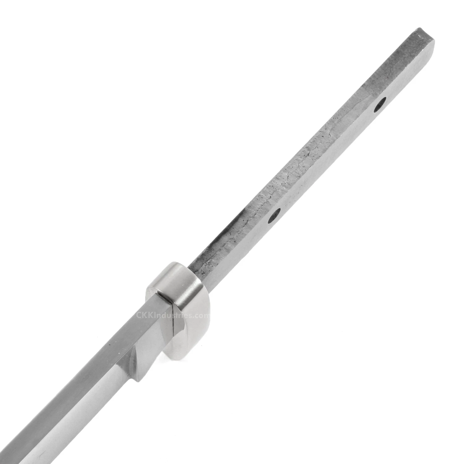 *Clip Point Bowie - Hidden Tang - DIY Blade Kit W/Katalox Handle Block - (SS Guard) 6 *Clip Point Bowie - Hidden Tang - DIY Blade Kit W/Katalox Handle Block - (SS Guard) - Image 4