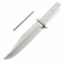 *HT Boot Bowie - Hidden Tang - DIY Blade Kit - (Blade, SS Guard & Pinstock Only)