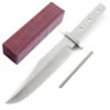 *HT Boot Bowie - Hidden Tang - DIY Blade Kit W/Katalox Handle Block - (SS Guard) -Knife Kits Sales Shop AV KKBL007 S 1PP rbk katlox 1 1500