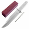 *HT Saddle Bowie - Hidden Tang - DIY Blade Kit W/Katalox Handle Block - (SS Guard) -Knife Kits Sales Shop AV KKBL008 S 1PP katlox 1 1500