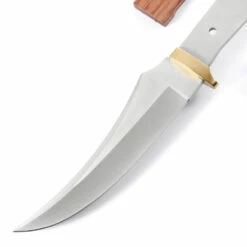 Persian Fighter - Full Tang - 440SS/Brass - DIY Blade Kit W/Bubinga Handle Scales (pre-machined) -Knife Kits Sales Shop AV KKBL011 B BUBINGA K img2 1500