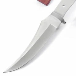 Persian Fighter - Full Tang - 440SS/420SS - DIY Blade Kit W/Purpleheart Handle Scales (pre-machined) -Knife Kits Sales Shop AV KKBL011 S PRPHRT K img2 1500