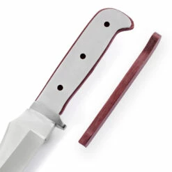 Persian Fighter - Full Tang - 440SS/420SS - DIY Blade Kit W/Purpleheart Handle Scales (pre-machined) -Knife Kits Sales Shop AV KKBL011 S PRPHRT K img7 1500