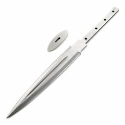 *Gentleman Dirk - Hidden Tang - DIY Blade Kit W/Katalox Handle Block - (SS Guard) -Knife Kits Sales Shop AV KKBL059 S 1 img2 1500