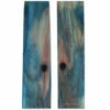 Cedar Wood - Handle Scale Set - (Stabilized) - Blue - (6.0 X 1.5 X 0.25) -Knife Kits Sales Shop AWL CEDAR BLU SCL 625 img1 1500