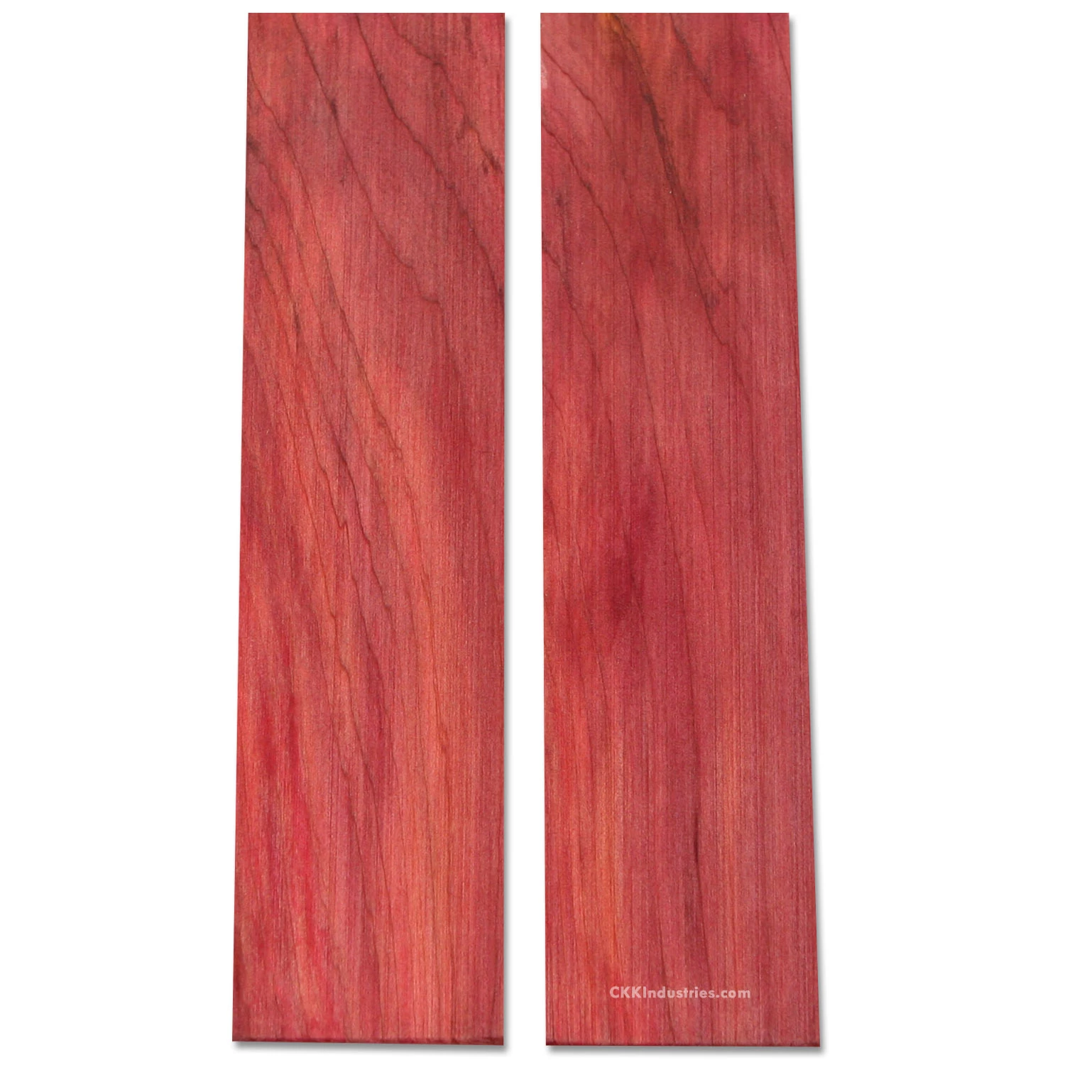 Cedar Wood - Handle Scale Set - (Stabilized) - Red - (6.0 X 1.5 X 0.25) 3 Cedar Wood - Handle Scale Set - (Stabilized) - Red - (6.0 X 1.5 X 0.25)