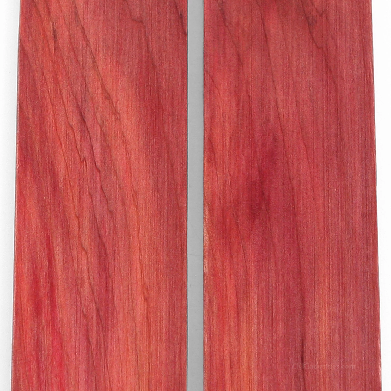 Cedar Wood - Handle Scale Set - (Stabilized) - Red - (6.0 X 1.5 X 0.25) 4 Cedar Wood - Handle Scale Set - (Stabilized) - Red - (6.0 X 1.5 X 0.25) - Image 2